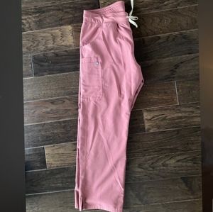 Figs mauve scrub pants